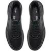 CLARKS MENS EASY ON EASY OFF LACE SHOE - BLACK LEATHER